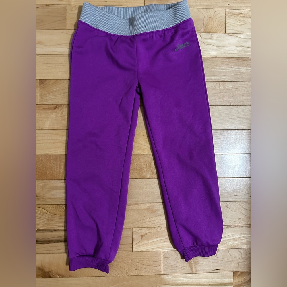 ✨4/$16✨Asics Girls Purple Joggers Size 4